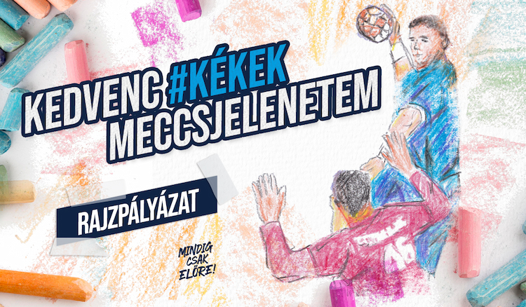 Rajzpályázat gyerekek – Kedvenc #kékek meccsjelenetem